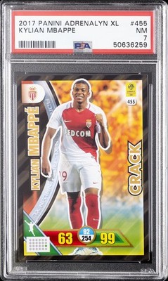 2017-18 Panini Adrenalyn Ligue 1 - Kylian Mbappe #455 (RC) for