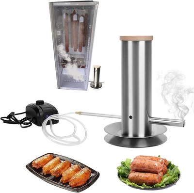 Edelstahl Kaltrauchgenerator mit Pumpe für Fisch Fleisch Käse Räucherofen