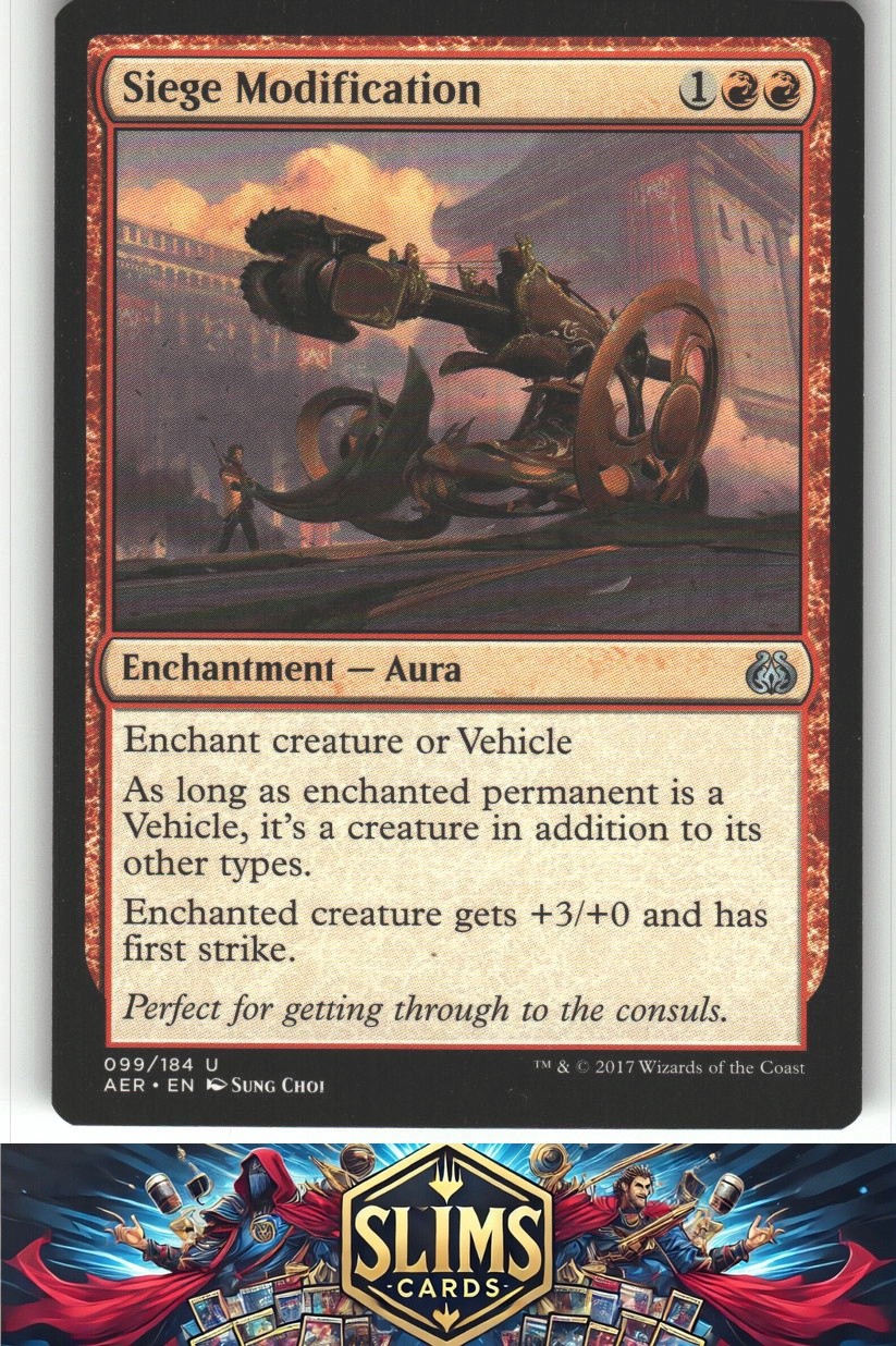 Siege Modification - Aether Revolt - MTG - Uncommon - #99 - NM