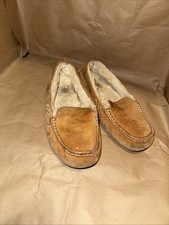 UGG Women's Ansley 3312 Slip On Moccasin Slippers Size 9 Chestnut EUR 40