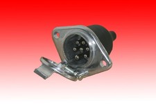 LKW Steckdose 24 Volt 7 polig Typ N Stift Alu...
