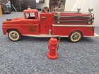 Vintage 1962 Tonka Pressed Steel #5 Fire Truck Fire Pumper  Complete! NICE!