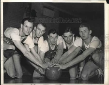 1939 Press Photo Bradley Tech, Osborne, Schunk, Dar Hutching, Panish, Ken Olson
