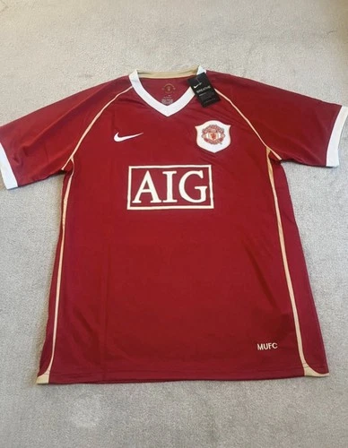Manchester United Nike Ronaldo 7 Red Home 2006/07 Football Shirt - Size L