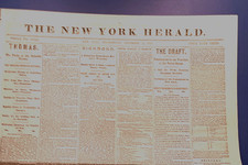 Dec. 21 1864 New York Herald  THE BATTLE NASHVILLE , MARION, LINCOLN THE DRAFT
