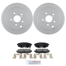 Bosch QuietCast Rear Rotors & Ceramic Disc Brake Pad Kit For Forester 2014-2018
