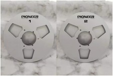 One Pair 10.5'' Silver Pioneer Tape reel High Quality Aluminum Take Up Reel