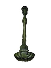 ROYAL 1970 Giant Green Metal Ladle Wall Planter 27"