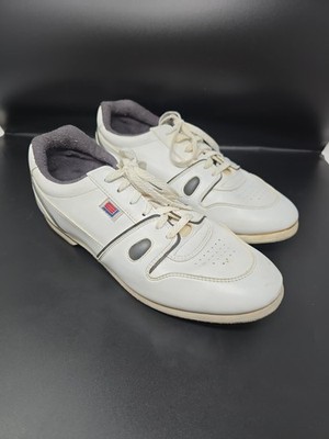 Bowling Shoes Endicott Johnson White Sliders Traditional Men's Size 12 Vintage