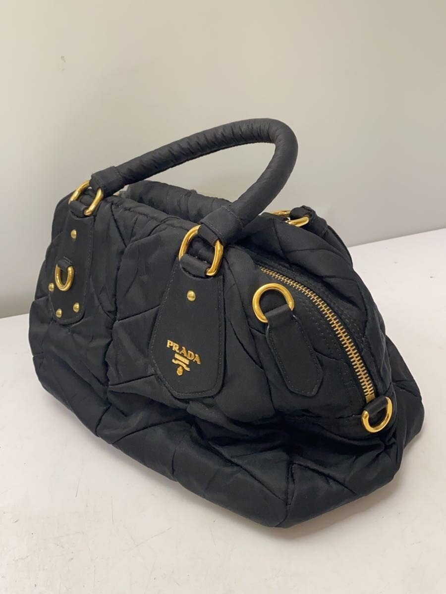 PRADA Handbag Nylon BLK Solid - image 2