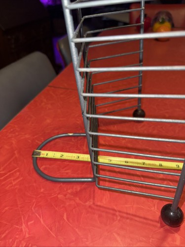 Disc Holder Storage DVD Tower Rack Steel Wire Stand Holds 15 DVDs Games - Picture 4 of 5