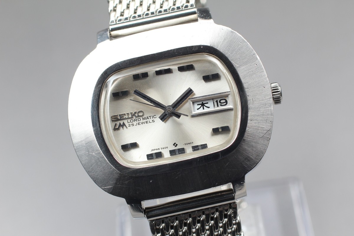 1969 SEIKO LM LORD MATIC 5606-5010 自動巻き Vintage Seiko LM Lord Matic 5606 5010 Automatic 25 Jewels