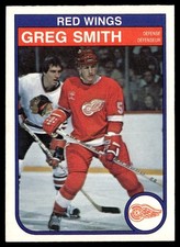 1982-83 O-Pee-Chee Card Hockey Greg Smith Detroit Red Wings #96 NM