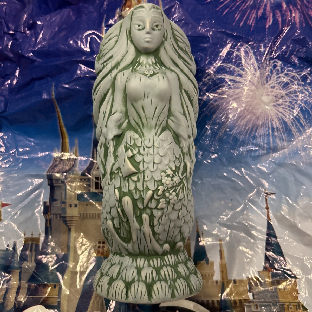 Disney Cruise Treasure Haunted Mansion Parlor Mermaid Bride Tiki