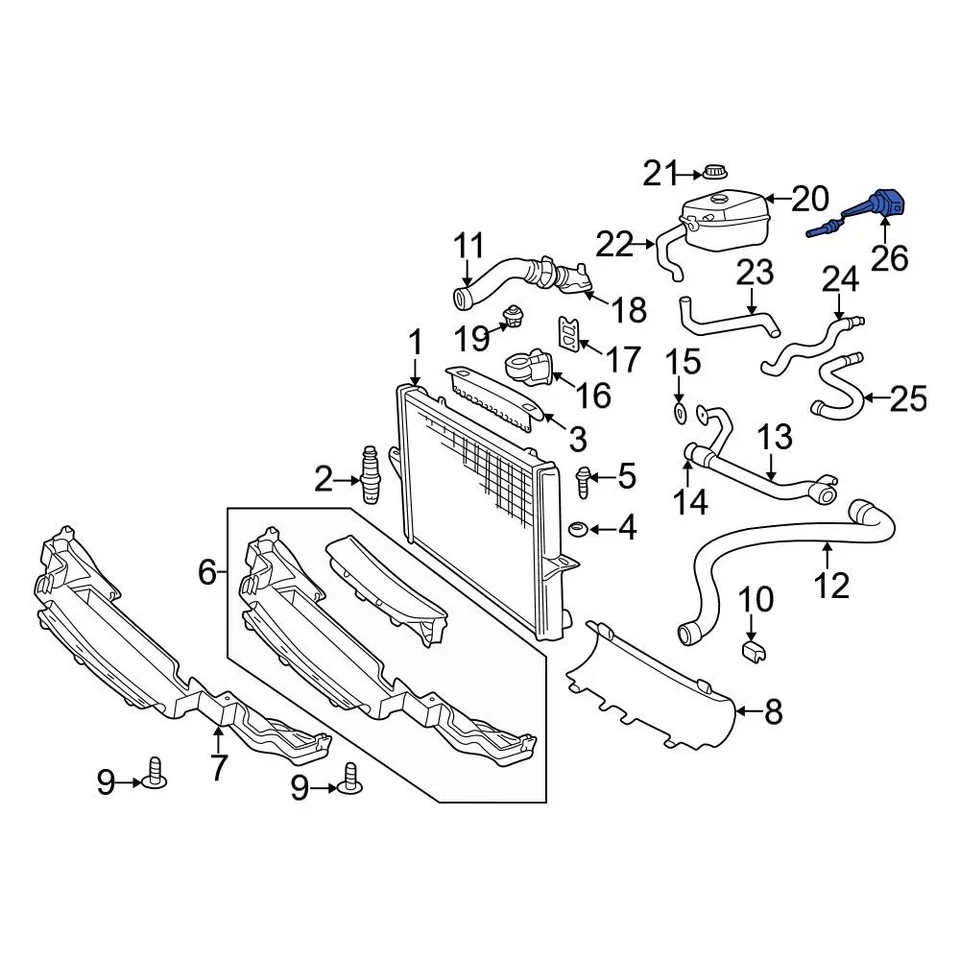 For Volvo S60 2001-2002 Volvo 9125463 Engine Coolant Temperature Sensor Foto 3 de 4