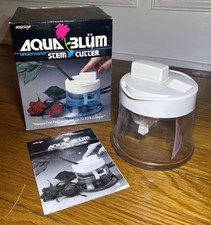 Aqua-Blum AquaBlum Aqua Blum Underwater Flower Stem Cutter With Glass Jar NEW