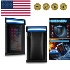 Faraday Bags for Phones and Car Keys 2 pack, Signal Blocking Pouch, Faraday B...