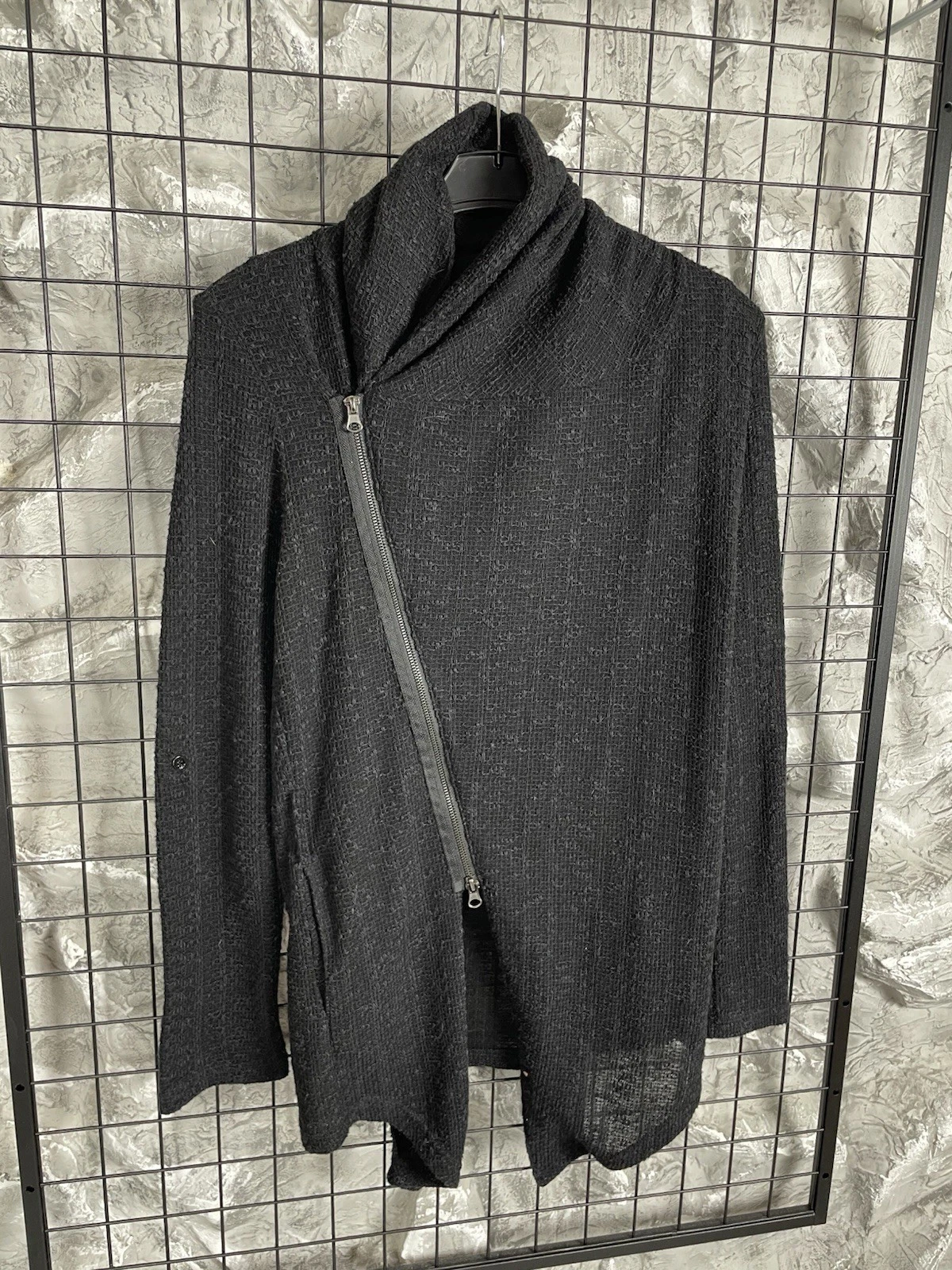 Jackrose Japanese Brand Assymetrical Avantgarde Zip Jacket Siz M Rick Owens Vibe image 6