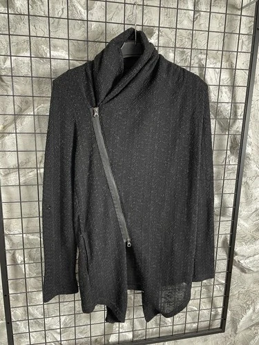 Jackrose Japanese Brand Assymetrical Avantgarde Zip Jacket Siz M Rick Owens Vibe image 6