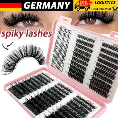 DIY Lashes Extension Set 600 Stück Wimpernverlängerung Kit 6 Styles 9mm-18mm