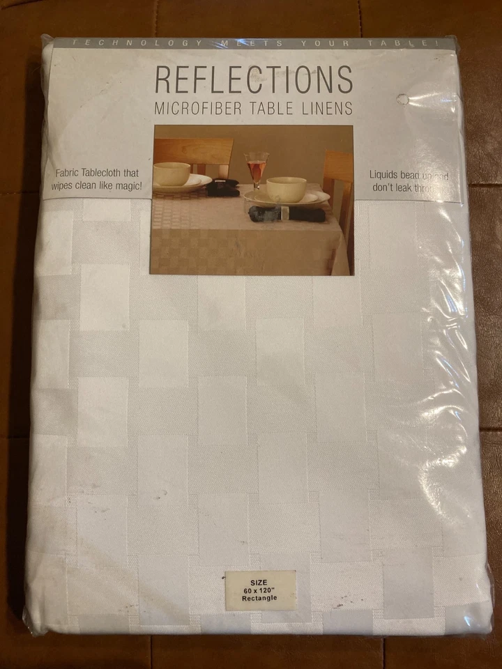 2!! Toalhas de mesa retangulares 60x120 xadrez branco reflexos lençóis de mesa de microfibra - Imagem 3 de 4