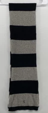 Lauren Ralph Lauren Wool Angora Blend Scarf Wrap Striped Classic Preppy