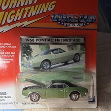 Johnny Lightning 164 1968 Pontiac Firebird 400 Green Diecast Unopened