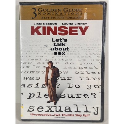Kinsey 2004 DVD Movie Liam Neeson Laura Linney Drama Biography Film
