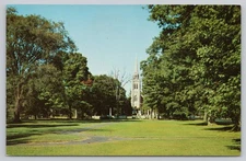 Norwalk Connecticut, The Green St Paul's Episcopal Church, Vintage Postcard