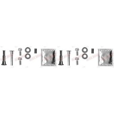 2X QUICK BRAKE FÜHRUNGSHÜLSEN SATZ BREMSSATTEL HINTEN passend für KIA PICANTO SO