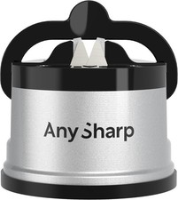AnySharp Pro World's Best Knife Sharpener with PowerGrip Stainless Steel 25W UK