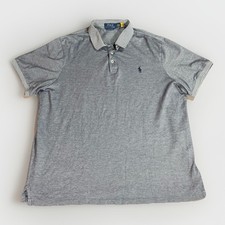 Polo Ralph Lauren Classic Fit Polo Shirt XL Heather Blue Performance Free Ship