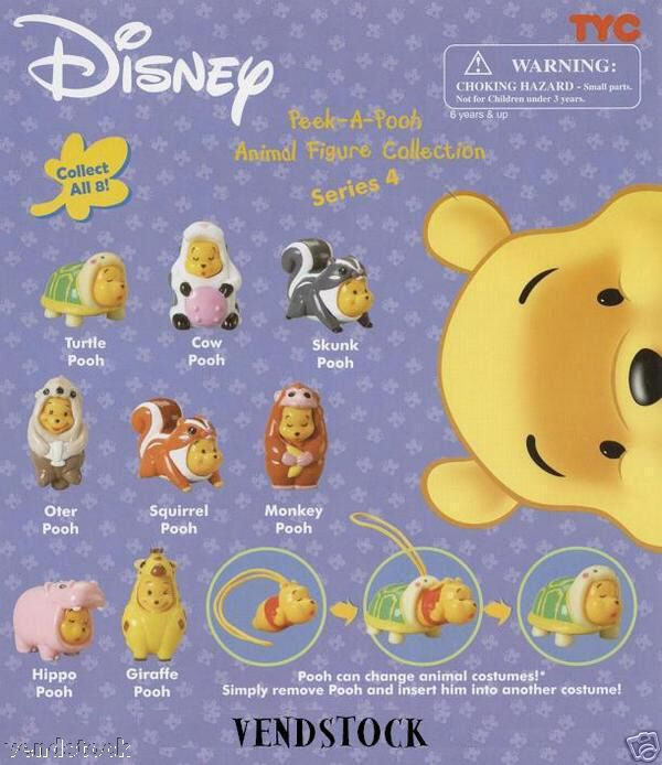 ドッグフード pooh pooh Rare collectable Disney Peek-A-Boo's Winnie the Pooh Fox