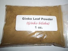 1 oz. Ginkgo leaf powder (Ginkgo biloba)