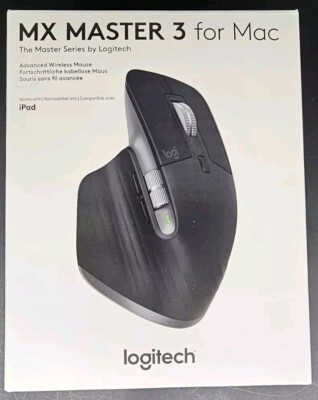 Logitech MX Master 3 Ergonomic 4000 DPI Bluetooth Maus für Mac - Space Grau