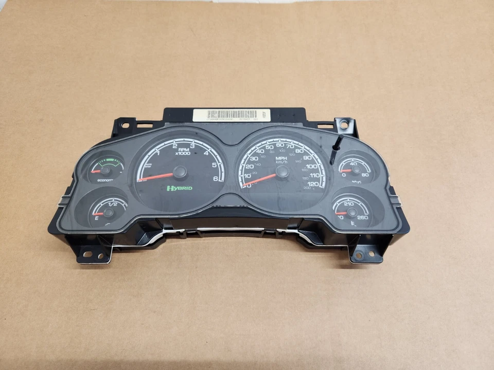 Cuadro de instrumentos híbrido Chevrolet Silverado 1500 2009-2013 20789457 #M361 Foto 3 de 4