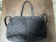 Kate Spade Baby Diaper Bag In Black Quilted Pattern