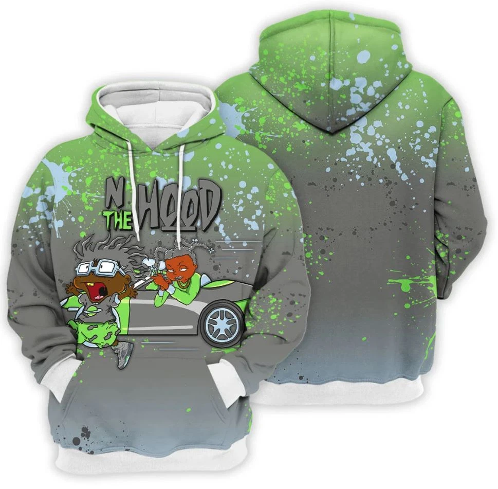 3D Hoodie to Jordan 5 ''Green Bean Unisex Shirt, Jordan 5-3D Hoodie | eBay