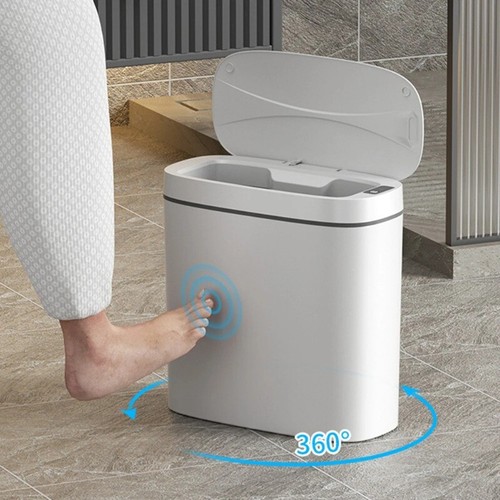 14L Smart Sensor Narrow Slot Waste Bin Automatic Household Electronic Waste Bin - Picture 4 of 27