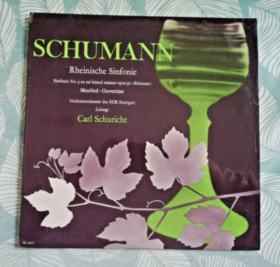 Schumann: Rheinische Sinfonie- Sinfonie Nr. 3 op. 97 Manfred Ouvertüre-LP Vinyl