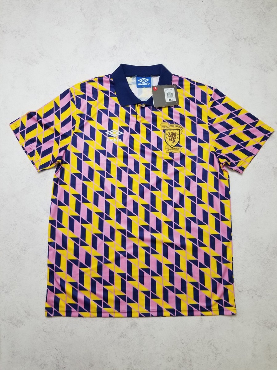 New Scotland Third football shirt 1988 - 1989 Umbro Remake Mens