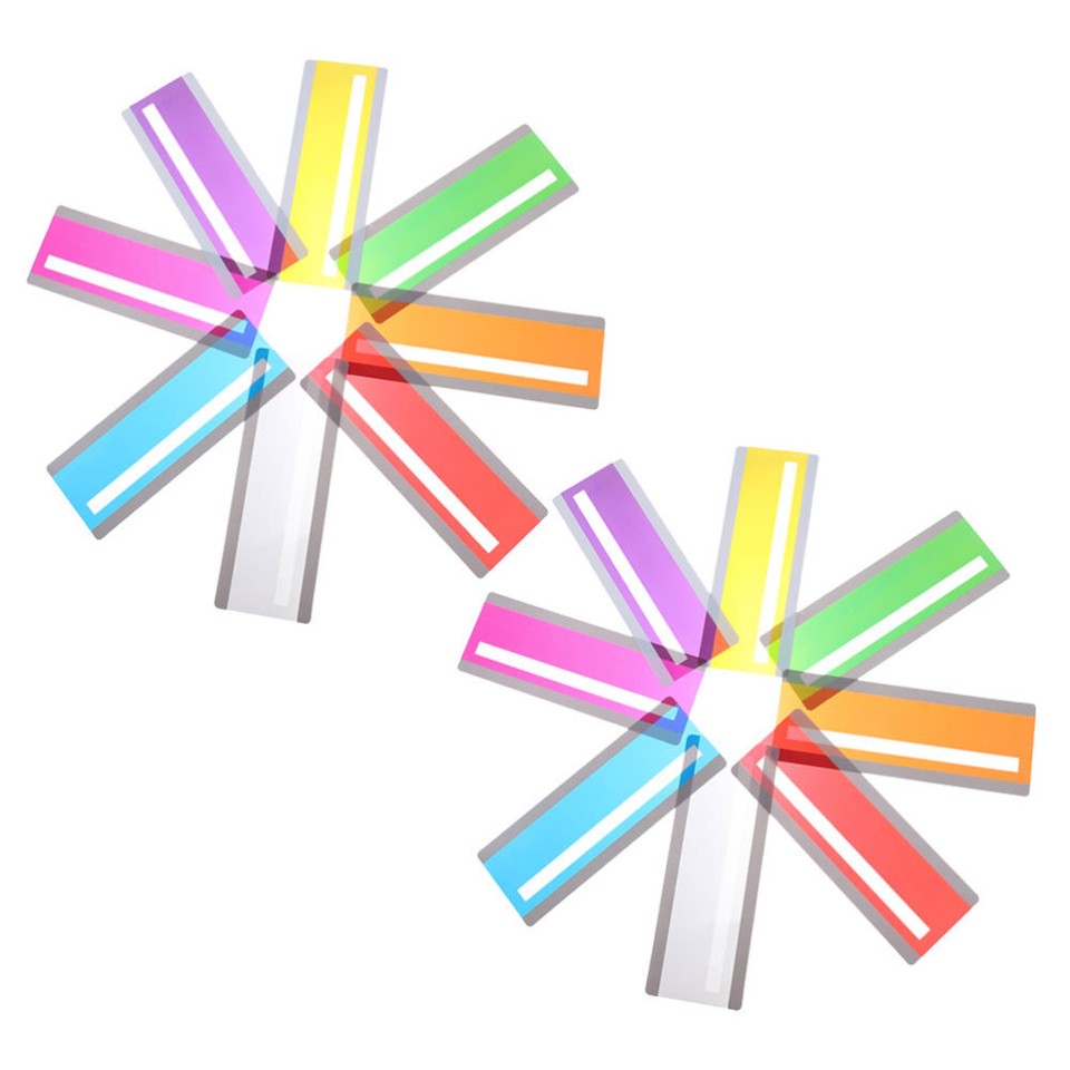 Allazone 27 STKS Leesgids Highlight Strips 4 Stijl Gekleurde Overlay Markeer Bladwijzers Help met Dyslexie voor Kinderen, Leraar Onderwijs