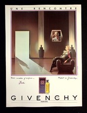 Givenchy Ysatis - Anuncio de corte de prensa original 1984 F106