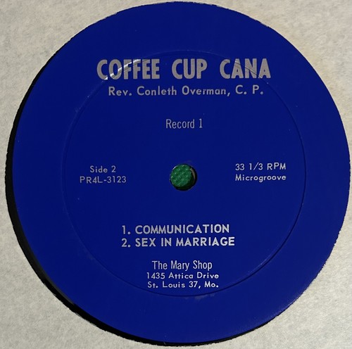 Coffee Cup Canas 3-LP Box Set The Mary Shop PR4L-3127 Rev. Conleth Overman - Picture 9 of 9