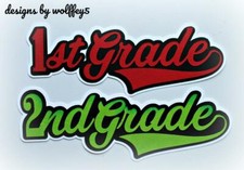 CRAFTECAFE TITLE GRADE premade paper piecing scrapbook diecut piece page WOLFFEY