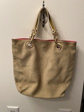 Maurizio Taiuti Artichoke/tan Suede Leather Purse Made In Italy Women’s