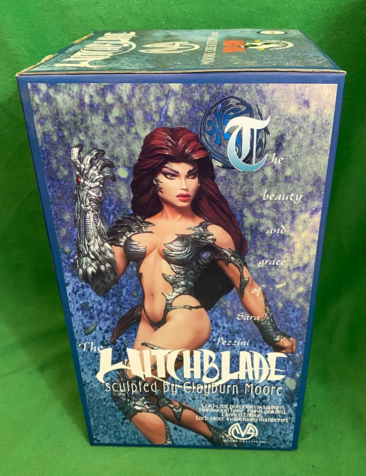 Moore Creations Witchblade Cold Cast Porcelain Sculpture. - Image 4 of 4