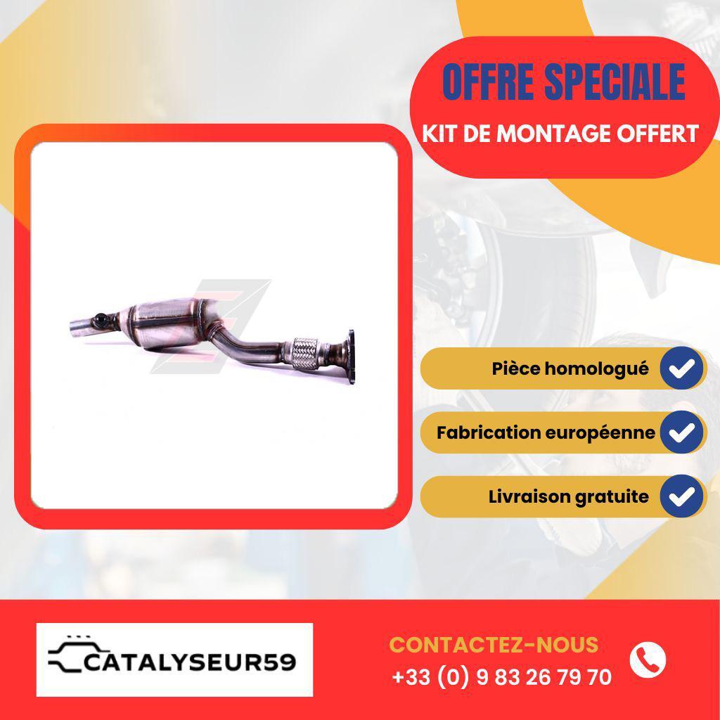 Catalyseur pour Renault Scenic 2.0i 16V moteur Essence F4R de 1998 cc 136 cv
