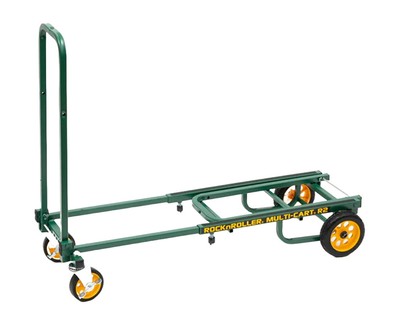 RocknRoller MultiCart R2RT-GN Green R2 ''Micro'' w/R Trac Wheels 350lb Capacity