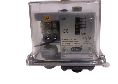 ORION MZ series Pressure Switch MZ7  Range 0 to 7 bar G1/4 Max. 12 bar 15A